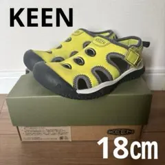 お買得✨KEEN キーン　イエロー サンダル　18センチ　キッズ　夏　春