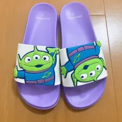 エイリアン シャワーサンダル パープル 22-24cmトイストーリーDAISO