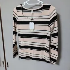 Noble Park ストライプ長袖Tシャツ Fサイズ