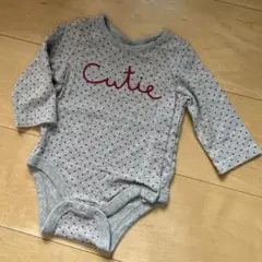 babyGap 長袖 ロンパース 70cm（6-12ヶ月） グレー