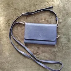 Lanvin en Blue ランバン　ポシェット　ミニバッグ　ショルダーバッグ