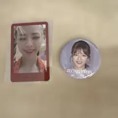 TWICE ジョンヨン　トレカ&缶バッジセット