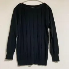 【LAUTREAMONT】ニット ブラック 薄手 長袖 レディース
