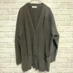 ★美品★ GLOBAL WORK カーディガン ボタン付 ビジネス グレー