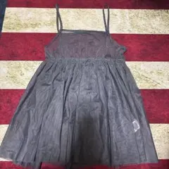 シースルー グレー キャミソール フェアリー フリル ビスチェ レイヤード