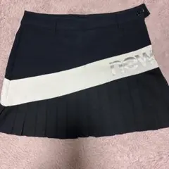 M*u様 new balance ゴルフスカート サイズ0 ネイビー