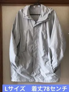 Lサイズ フード付きライトグレージャケット