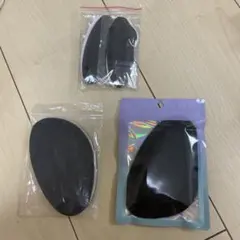 インソール　中敷　ブラック　踵用　つま先用　ハーフインソールのサムネイル