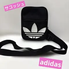 ★adidas★ ブラック ショルダーバッグ★