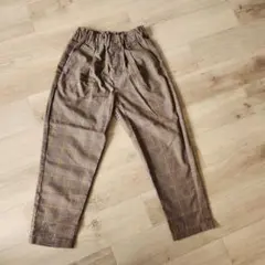 UNIQLO KIDS チェック柄 ロングパンツ 130cmのサムネイル