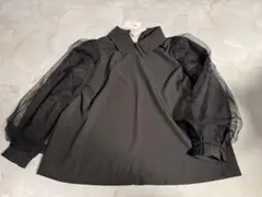 チュール ブラウス