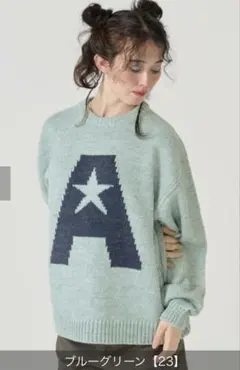 Aロゴ ニットプルオーバー TINA：JOJUN