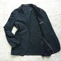 EMPORIO ARMANI メッシュ調 テーラードジャケット ブラック 48 - メルカリ