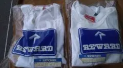 野球アンダーシャツ　２枚セット　紺白　Ｌ