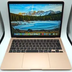 【美品】MacBook Air 2020_M1/8GB/256GB_GLD