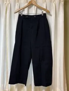 最終値下げ【McGREGOR(マックレガー)】ワイドクロップドパンツ|濃紺