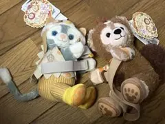 ダッフィー、ジェラトーニぬいぐるみセット