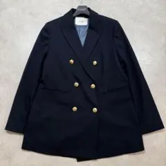 美品 DAMA collection 紺ブレ ダブル 金ボタン 定価4万15AR - メルカリ