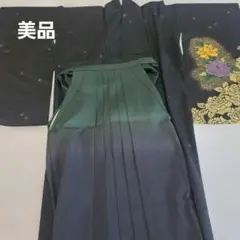 卒業式　成人式　着物と袴セット 日本製　選べる袴　巾着おまけ付き　美品