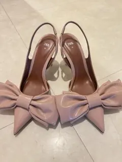 ZARA ハイヒール パンプス リボン付きパンプスのサムネイル