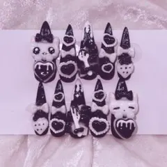 女児 ゴテゴテ 平成 ネイルチップ 地雷 量産 イベント ライブ 推し