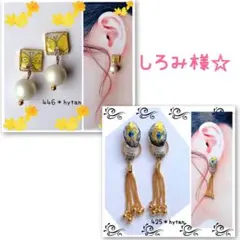 しろみ様 リクエスト 2点 まとめ商品446 425 アレルギー対応ピアス