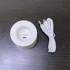 【新品・未使用】Francfranc ハンディファン スタンド ホワイト 充電器