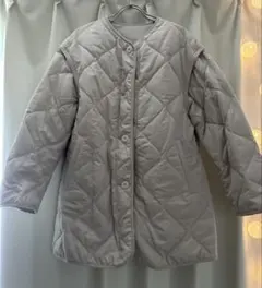 【美品】GU キルティングジャケット（2WAY）