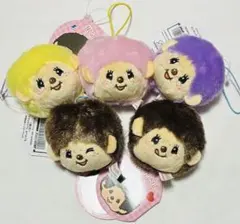 ⭐︎1週間限定出品⭐︎ モンチッチ　フェイスマスコット5種セット
