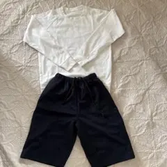 体操服 長袖シャツとショートパンツセット160