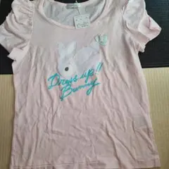 うさぎ　ドレスアップバニーTee　￥8,900＋税　ピンク　Tシャツ　MILKのサムネイル