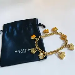 AGATHA アガタ テリア 犬 チェーンブレスレット ゴールドブレスレットのサムネイル