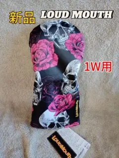 新品　ラウドマウス　スカルローズ　ドライバー用　ヘッドカバー　ドライバーカバー