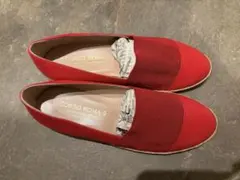 CORSO ROMA 9 フラットパンプス　レッド