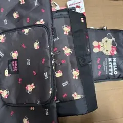 しまむら 日焼けキティー エコバッグ キャラクター保冷ビッグトート トートバッグ