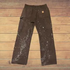 Carhartt カーハート ダブルニー ペインターパンツ 塗装 ブラウン