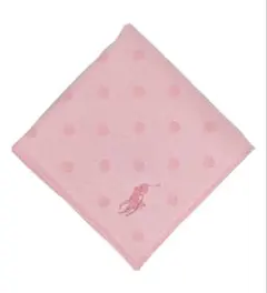 【新品未使用】ポロ ラルフローレン レディース タオルハンカチ ピンク