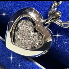 コーチ COACH ネックレス ダブルハートモチーフ ピンクストーン