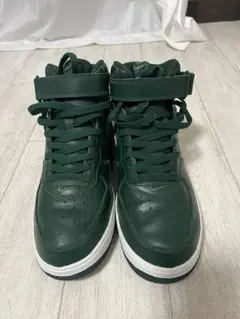 NIKE AIR FORCE 1 MID 27.5cm グリーン 緑 白　当時物
