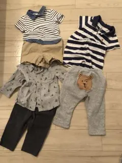 GAP 80 5点セット　半袖シャツ・パンツ