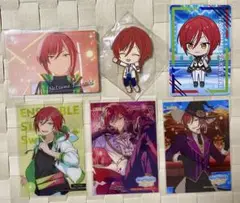 逆先夏目 ラバーマグネット あんスタチップス おまけ付き クリアカード