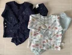 ユニクロ　キルティングパジャマ　サイズ90 2着セット