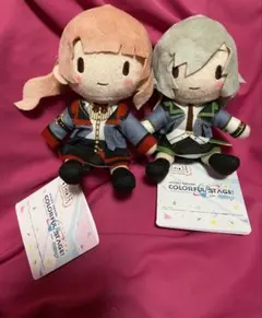 プロセカ ふわぷち ミニぬいぐるみ 『日野森志歩』『望月穂波』セット