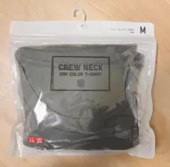新品未開封　ユニクロ　クルーネックTシャツ　ダークグリーン　Mサイズ　メンズ