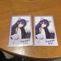 長尾景 わんにゃんDays Vol.2 ランダムチェキ風カード にじさんじ