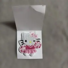 모리나가 하이츄 산리오 캐릭터 대상 2026 패치 바람 자수 씰 키티