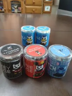 ナノブロック　東京ディズニーランド　４種類５個