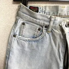 SOMETHING Vintage ストレートデニム ライトブルー