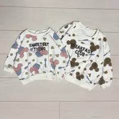 Littc Disney トレーナー 2枚セット 90cm,110cm