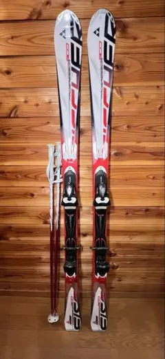 FISCHER PROGRESSOR 9+ 170cm スキー板 ストック付き